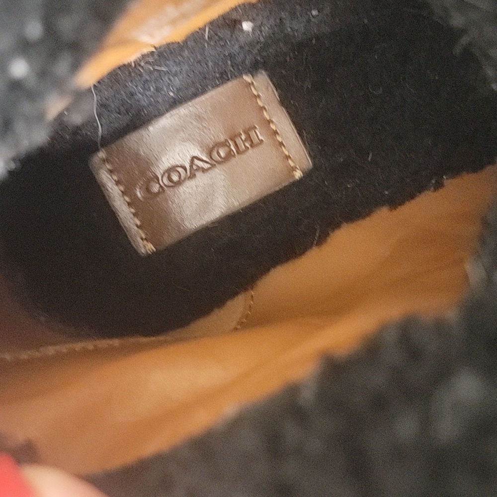 Coach City Hiker Floral Platform Wedge Bootie Size 6.5 - Picture 7 of 9